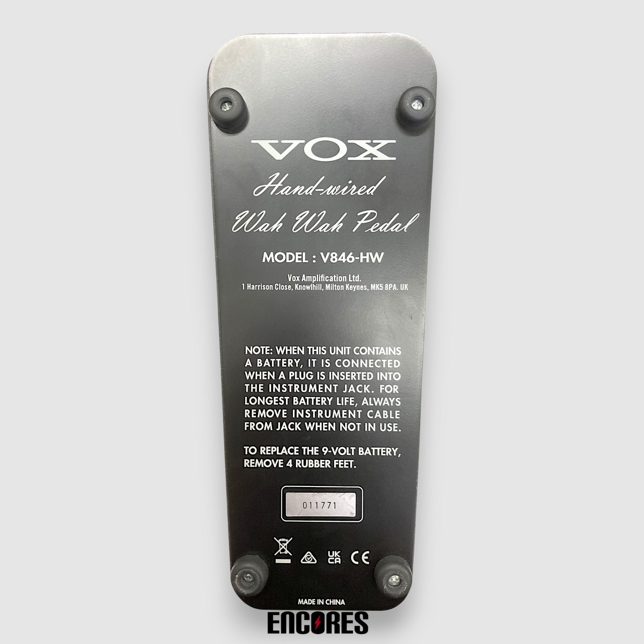 VOX V846-HW ワウペダル（中古）【楽器検索デジマート】