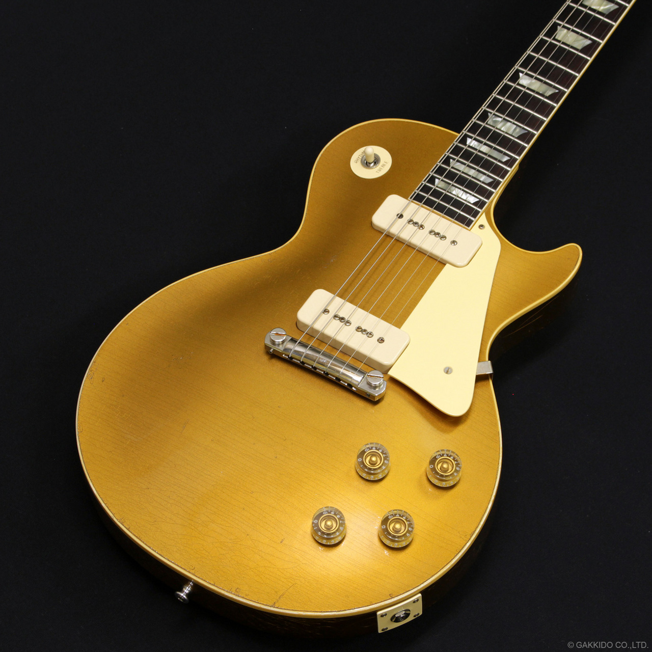 Gibson Custom Shop 1954 Les Paul Standard All Gold - Murphy Lab Light Aged  NH [Double Gold]（新品/送料無料）【楽器検索デジマート】