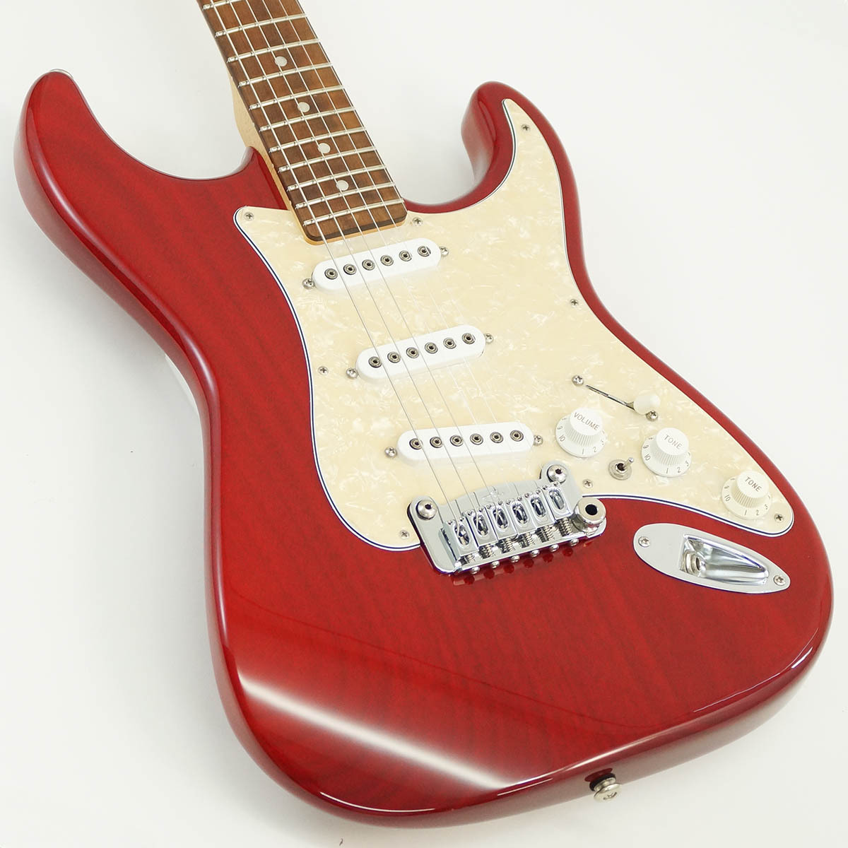 G&L USA 40th Anniversary S-500 (Clear Ruby Red/Caribbean