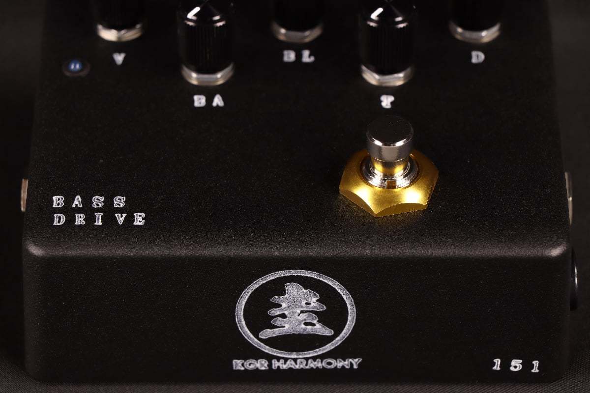 kgrharmony BASS DRIVE Black ベース用オーバードライブ 日本製