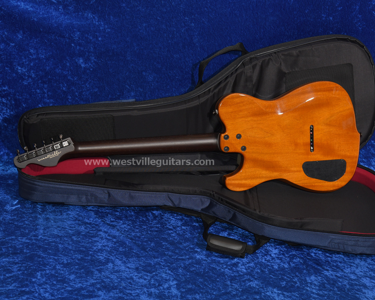 Westville Westel Semi-Hollow (SPR-HM / AL3) / Wenge Wood Neck
