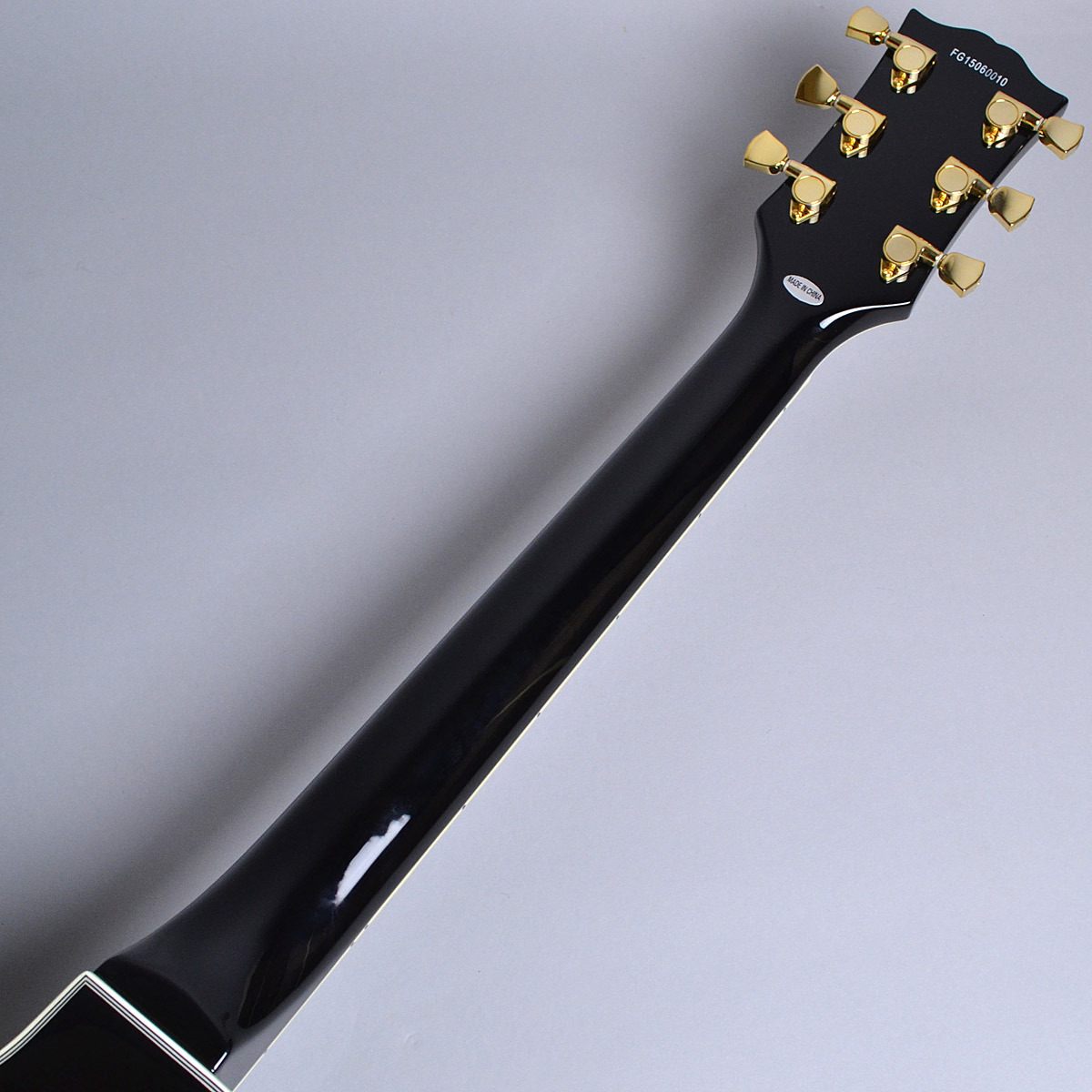Burny SRLC55 Black レスポールカスタムタイプ エレキギター