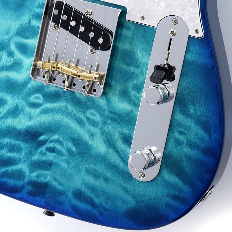 Fender 2024 Collection Hybrid II Telecaster QMT (Aquamarine