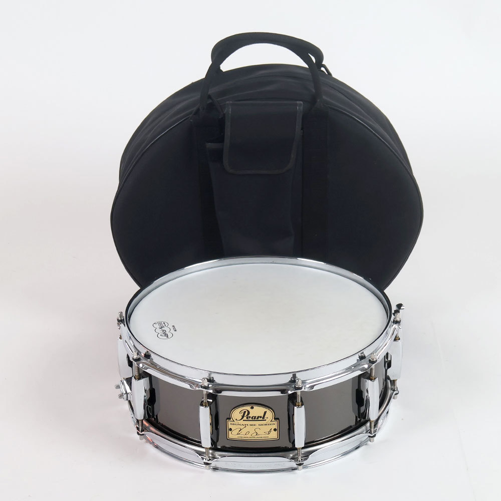 スネアドラム　チャドスミス　シグネチャーモデル Pearl 【中古】 チャドスミス シグネチャー スネアドラム パール