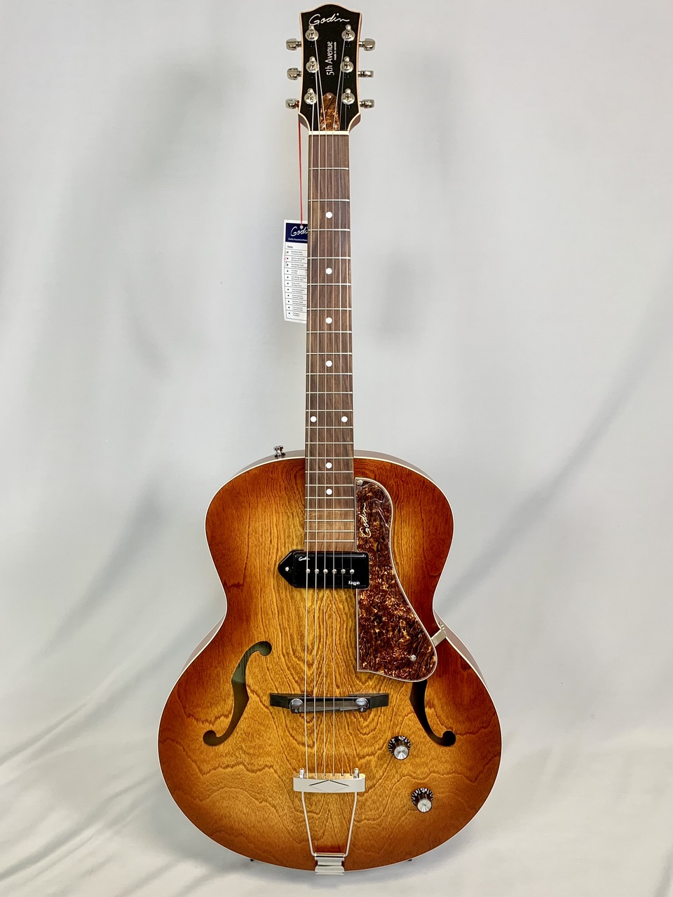 Godin Godin 5th Avenue Kingpin P90 Cognac Burst キングピン