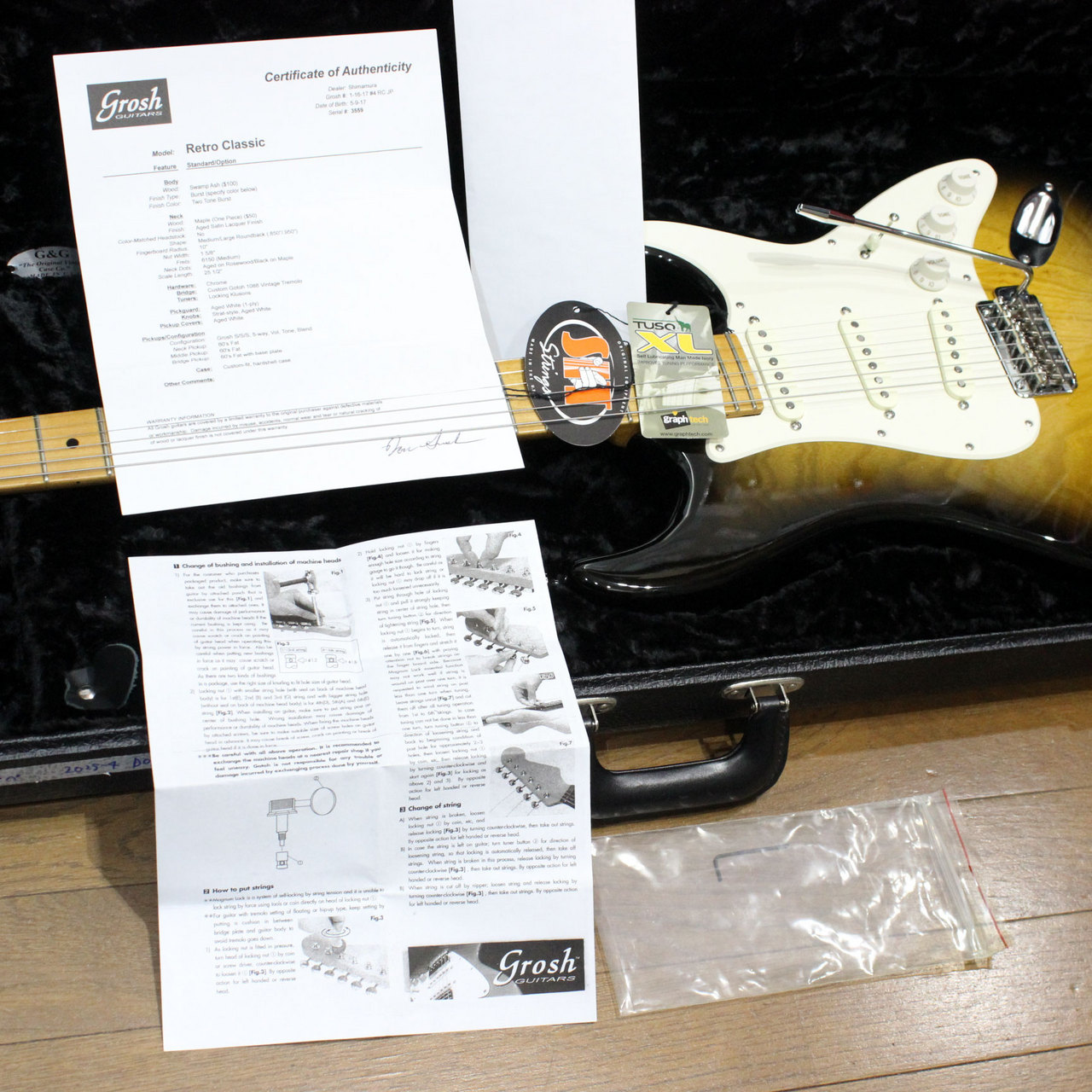 Don Grosh Retro Classic ASH Maple ドン・グロッシュ レトロ