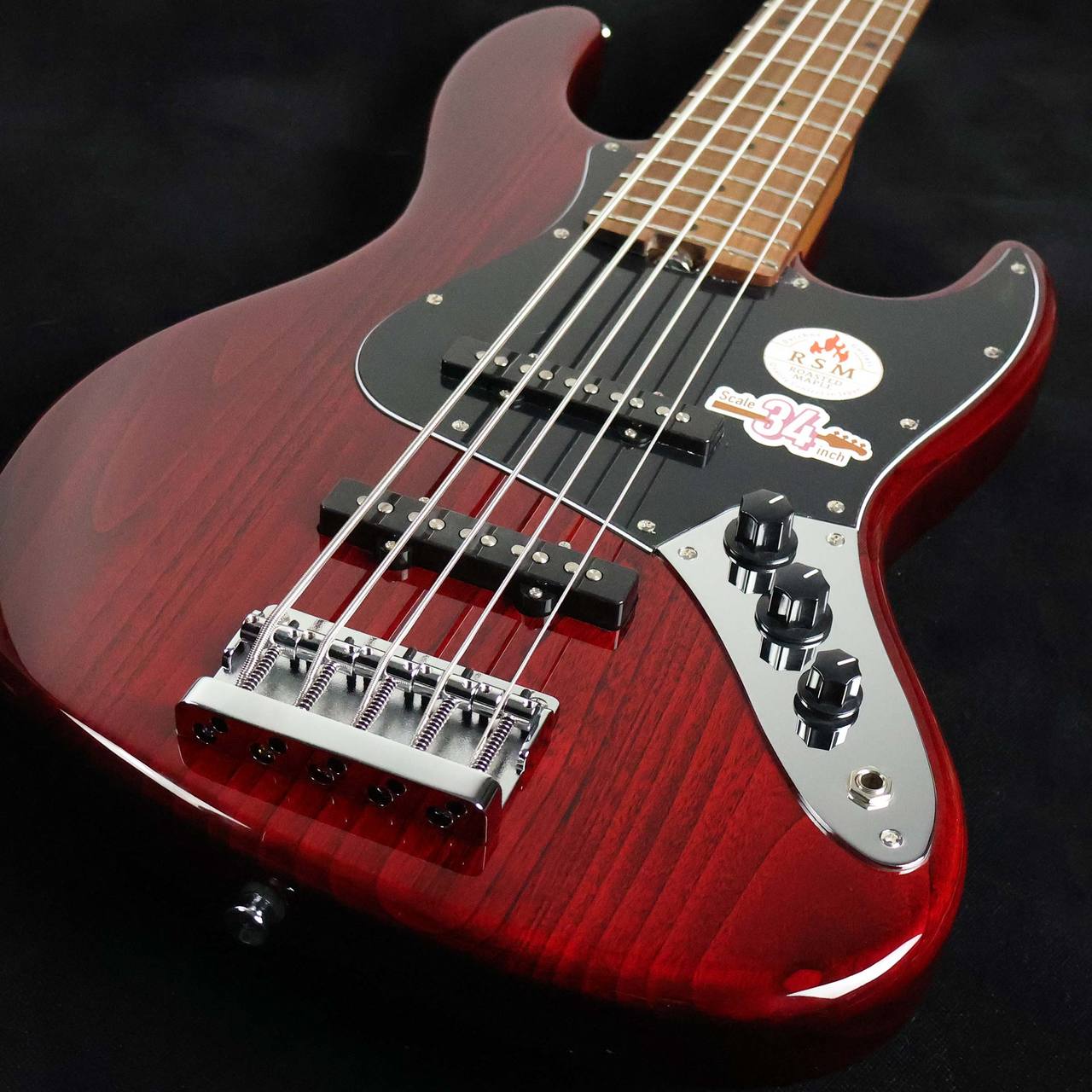 Bacchus WL5-ASH/RSM See Through Red S/N：GI21182 【5弦】 【未展示