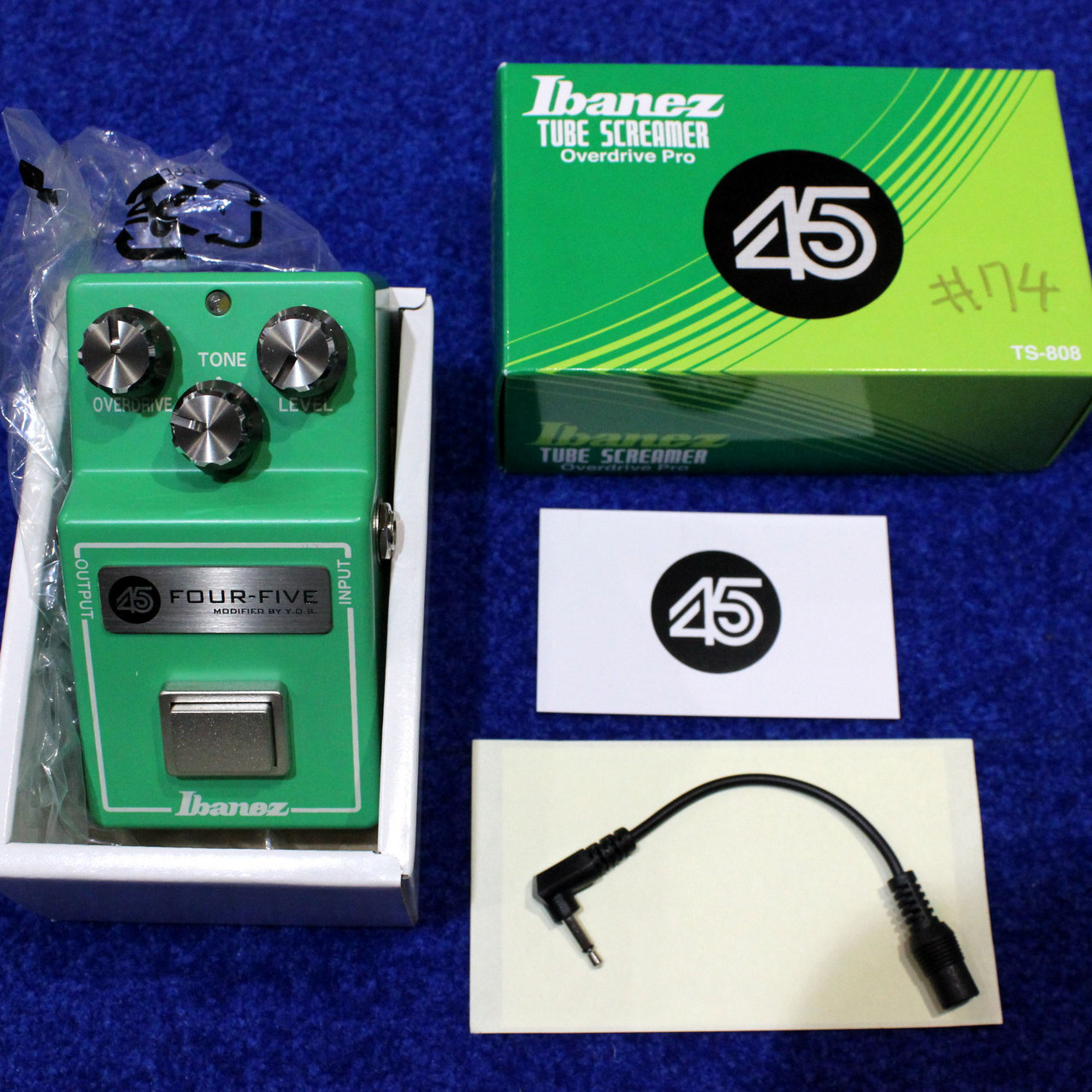 Y.O.S.ギター工房 TS808「Four-Five」45周年記念TS808 です。（中古