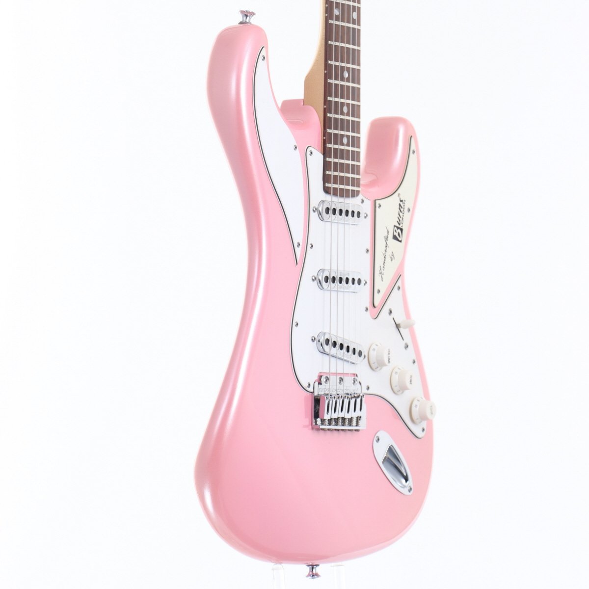 【美品、新品弦張替済】Burns LONDON エレキギター COBRA DX Burns London Cobra DX Pearl Pink【福岡パルコ店】（中古/送料