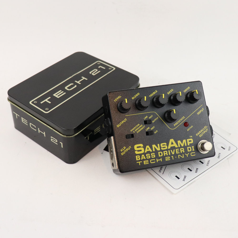 TECH21 【中古】サンズアンプ ベースドライバーDI TECH21 SansAmp BASS DRIVER DI 旧仕様 ベース用DI  プリアンプ（中古/送料無料）【楽器検索デジマート】