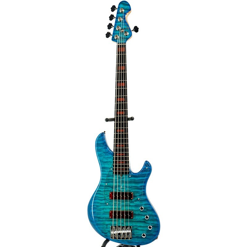 Sago Ove5 Custom Master Grade Quilted Maple Top (See Thru Blue  Burst)（新品）【楽器検索デジマート】