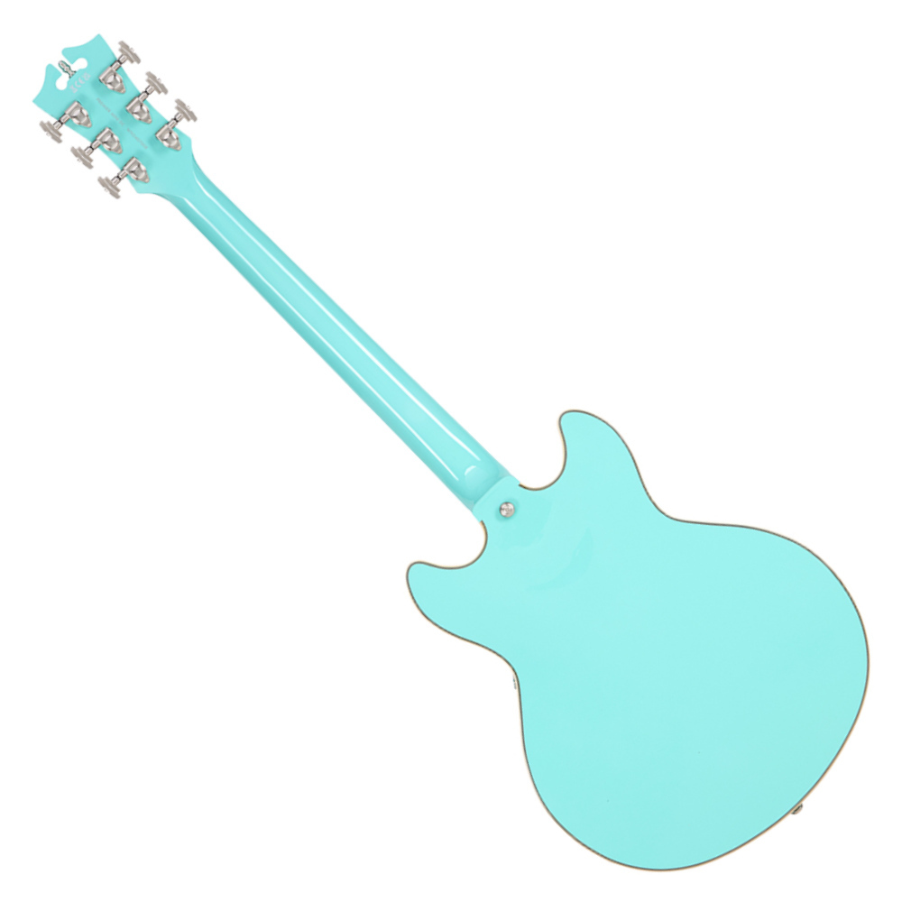 D'Angelico ディアンジェリコ Premier Mini ミニ セミアコ D'Angelico Premier Mini DC｜ボディはシンプルながらヘッドに主張を