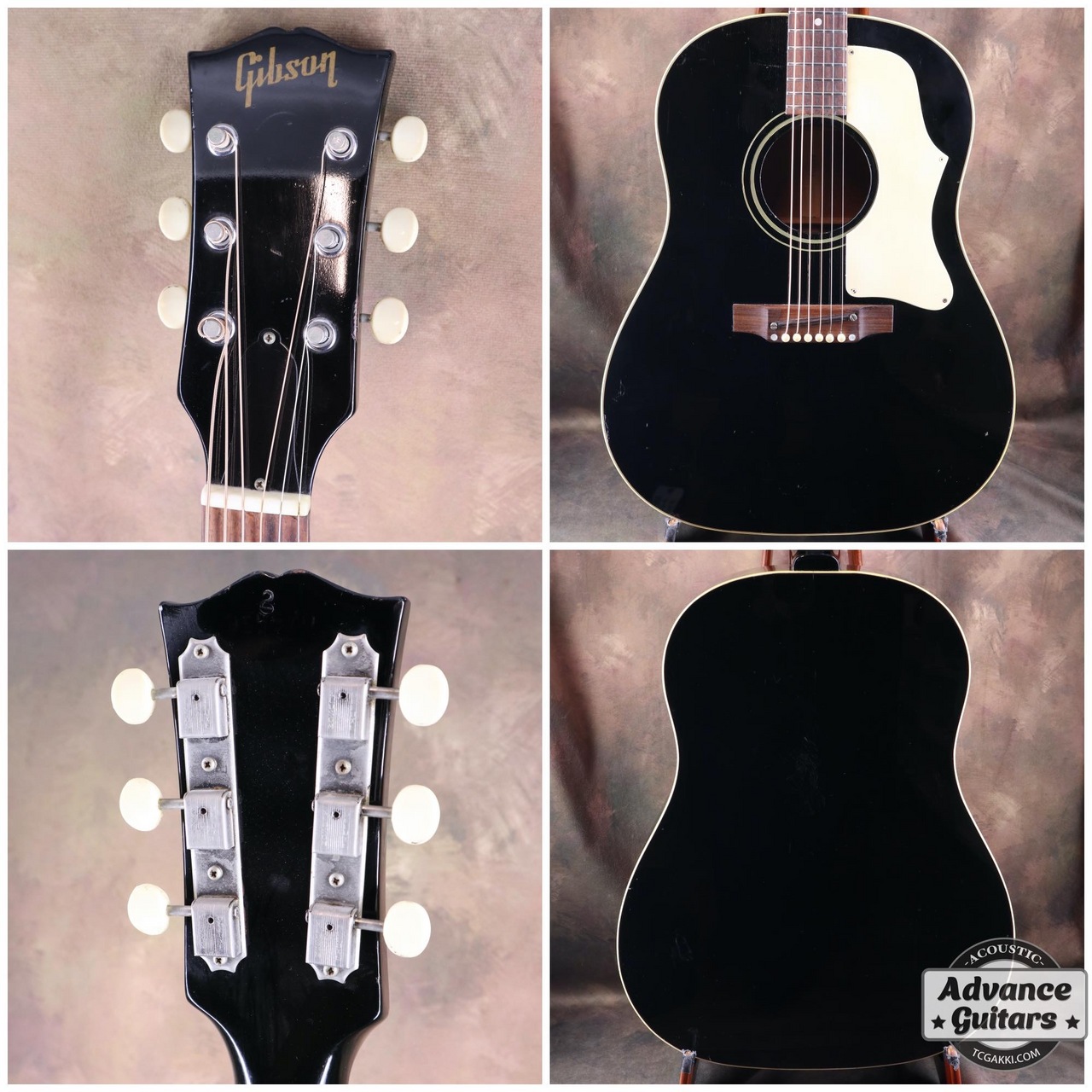 Gibson 1968年製 J-45 Ebony Black（ビンテージ）【楽器検索デジマート】