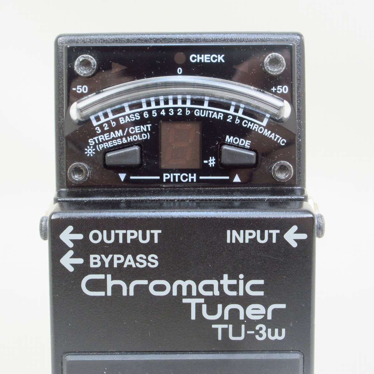 美品 BOSS TU-3W 技 チューナー BOSS TU-3W Chromatic Tuner技 WAZA CRAFT チューナー 【横浜店