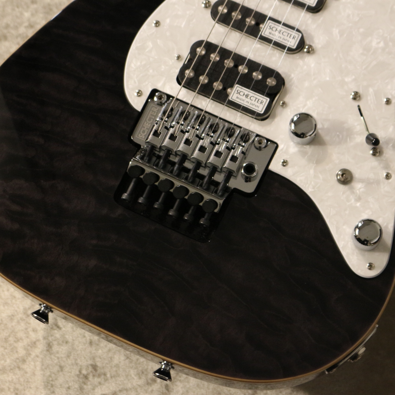 SCHECTER SD-2-24-AL STBK ~See-thru Black~ #S2311004 【3.97kg】【均一キルト!】（新品/送料無料 ）【楽器検索デジマート】