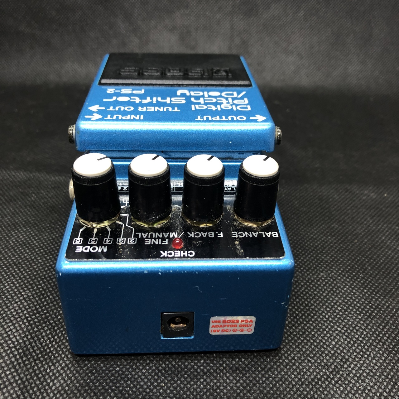 BOSS PS-2 Digital Pitch Shifter/Delay 1990年製 MADE IN JAPAN 青