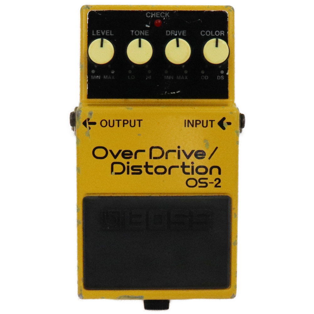 BOSS OS-2 エフェクター オーバードライブ/ディストーション BOSS / OS-2 の特徴や使い方を解説レビュー。二種類の歪みを
