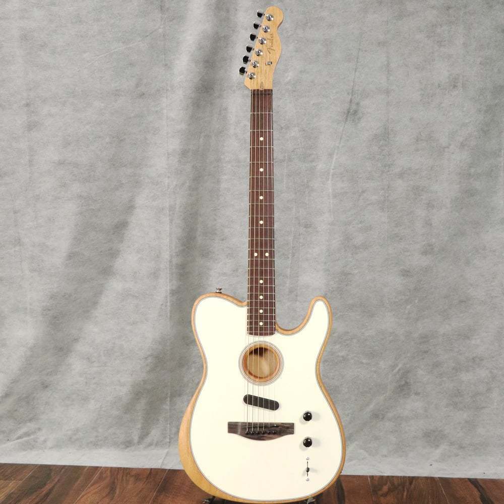 Fender Acoustasonic Player Telecaster Rosewood Arctic White 【梅田