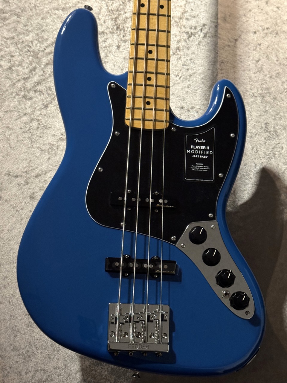r1089r124 西ドイツヴィンテージ ブルーグレーズ ジャグベース Fender 【アウトレット】 Player II Modified Active Jazz Bass