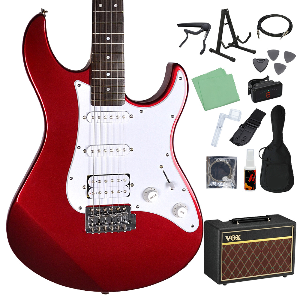 YAMAHA PACIFICA012 14点セット 【VOXアンプ付】 レッドメタリック 