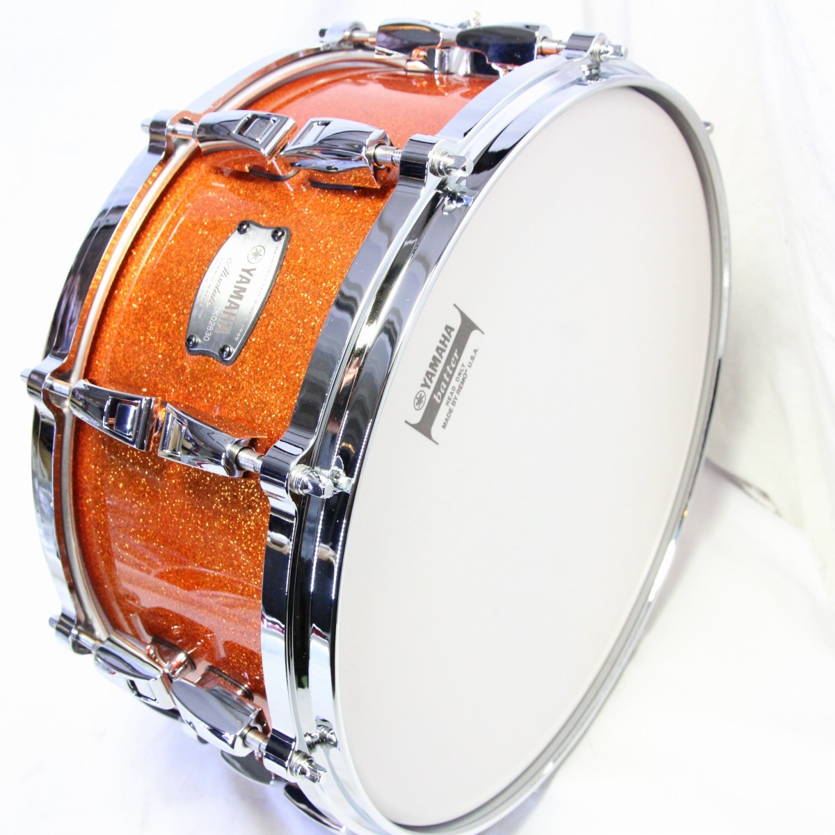 YAMAHA Absolute Hybrid Maple 14×6 AMS1460 Orange Sparkle ソフトケース付き 【池袋店】（新品/送料無料）【楽器検索デジマート】