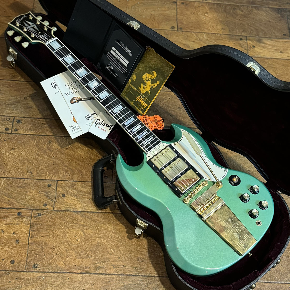 Gibson Custom Shop Les Paul SG Custom Maestro Vibrola Inverness