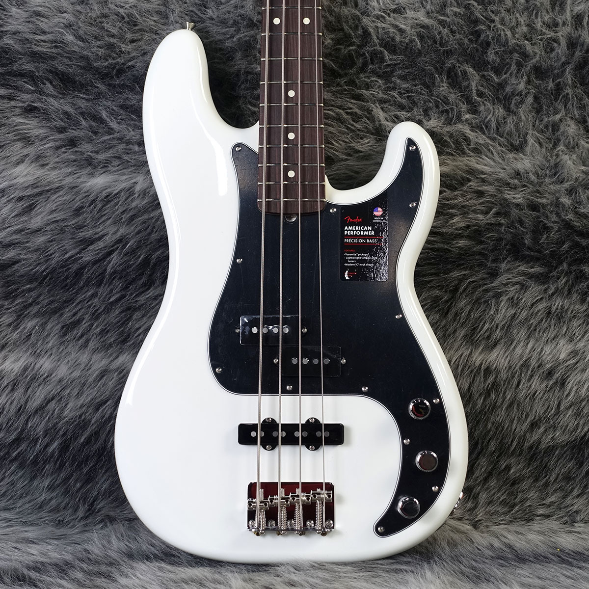 Fender American Performer Precision Bass Arctic White