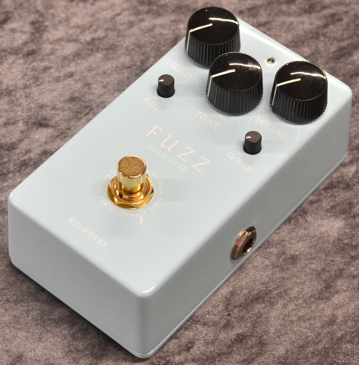 HTJ-WORKS GOLD HAZE FUZZ -Gelmanium & Silicon engine ～Light Blue