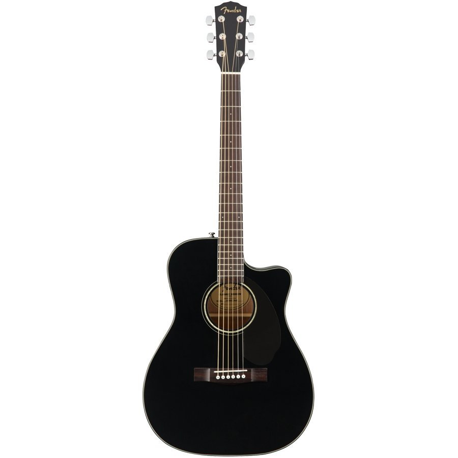 Fender CC-60SCE Concert Walnut Fingerboard Black【WEBSHOP