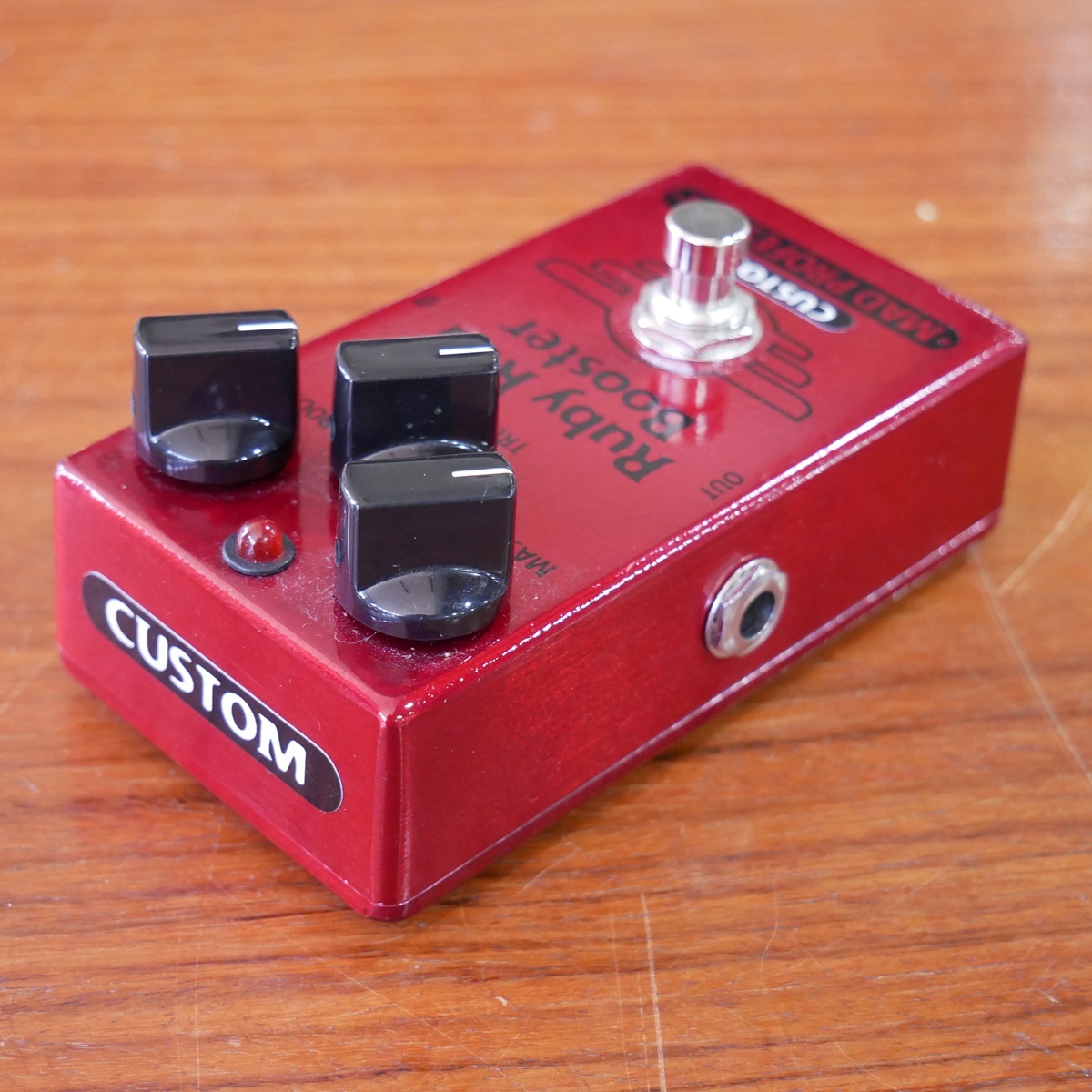 MAD PROFESSER Ruby Red Booster CUSTOM 美品 MAD PROFESSOR Ruby Red Booster 