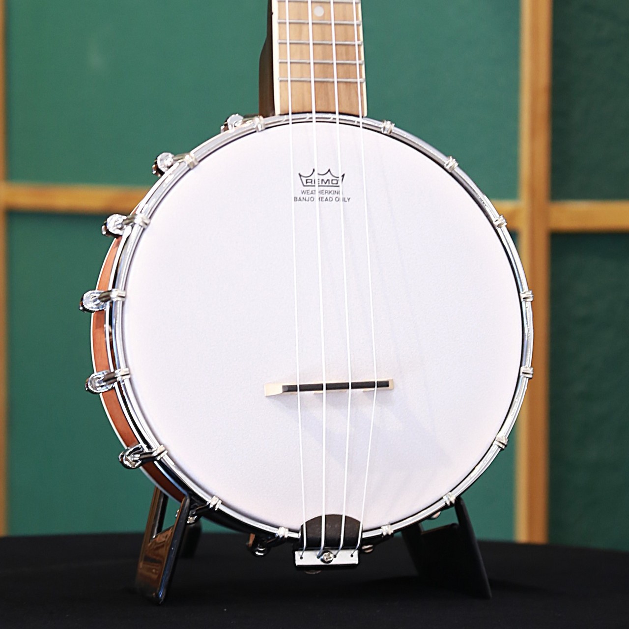 Ohana Ukuleles TK-120BUC, Banjolele, Closed Back オハナウクレレ