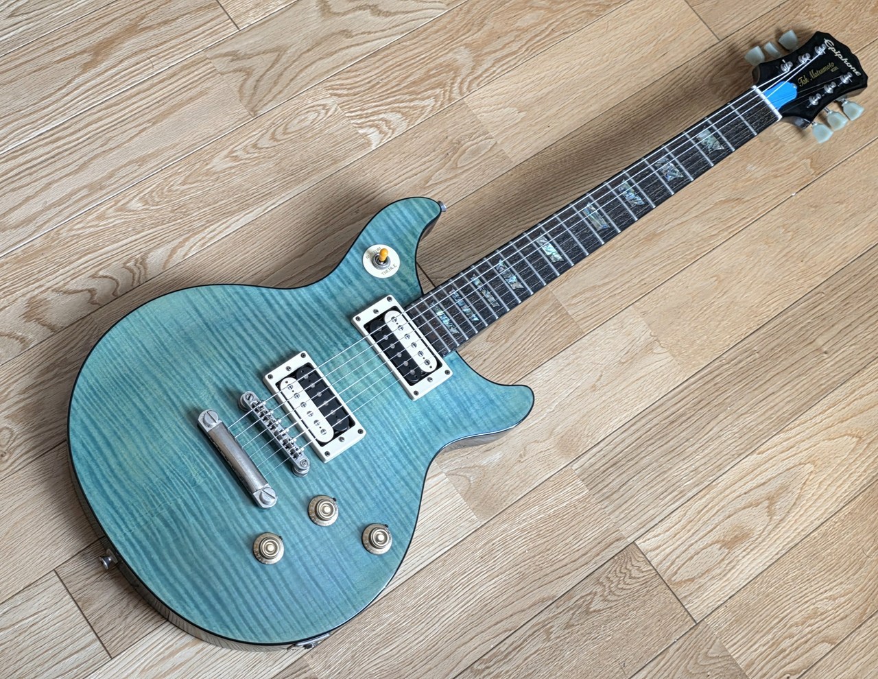 Epiphone TAK MATSUMOTO DC AQUA BLUE（中古）【楽器検索