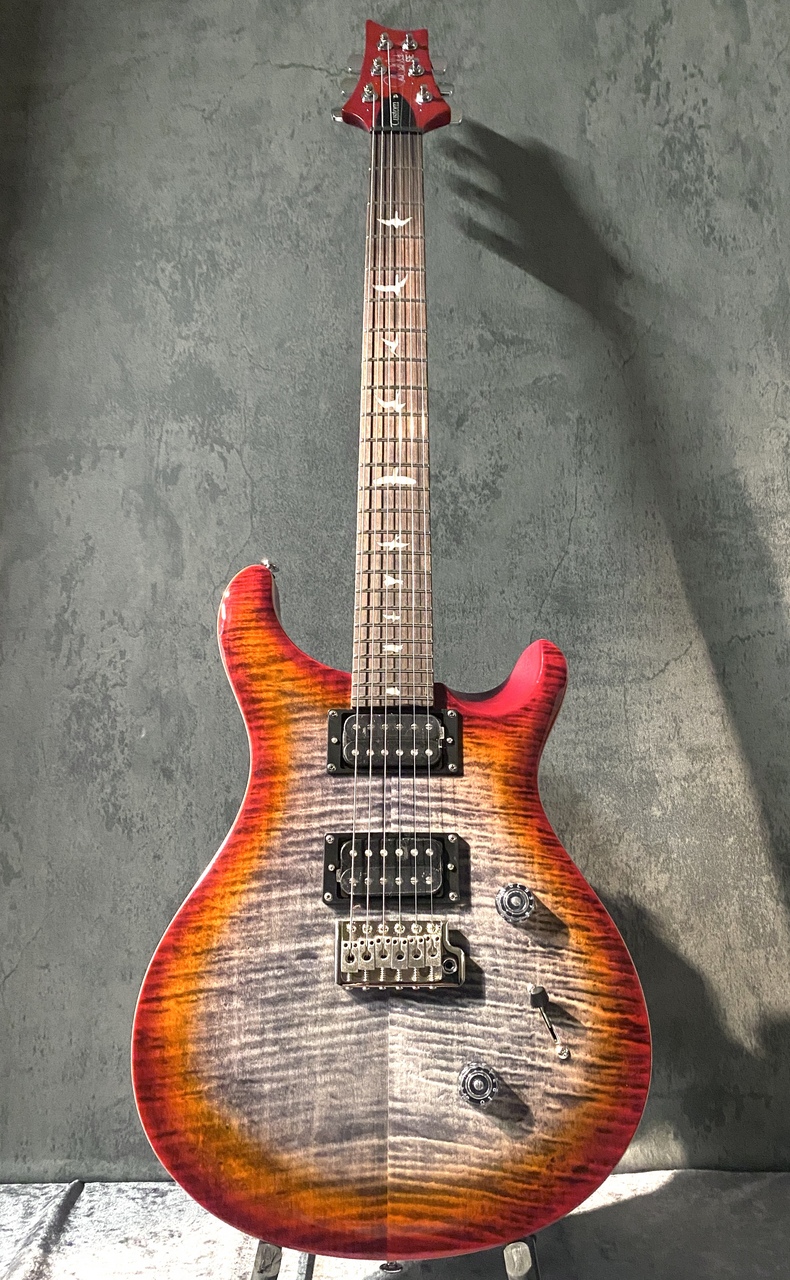 Paul Reed Smith(PRS) 【獄炎杢個体】SE Custom24 -Charcoal Cherry