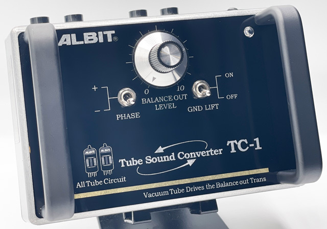 ALBIT TC-1 真空管サウンドコンバーター ALBIT TC-1 チューブサウンドを生み出す高品位ダイレクトボックス