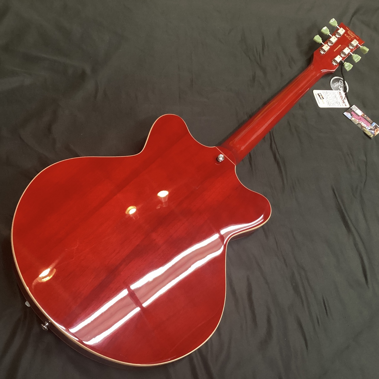 Vintage VRH300CR REVO Series 'Superthin'/Cherry Red