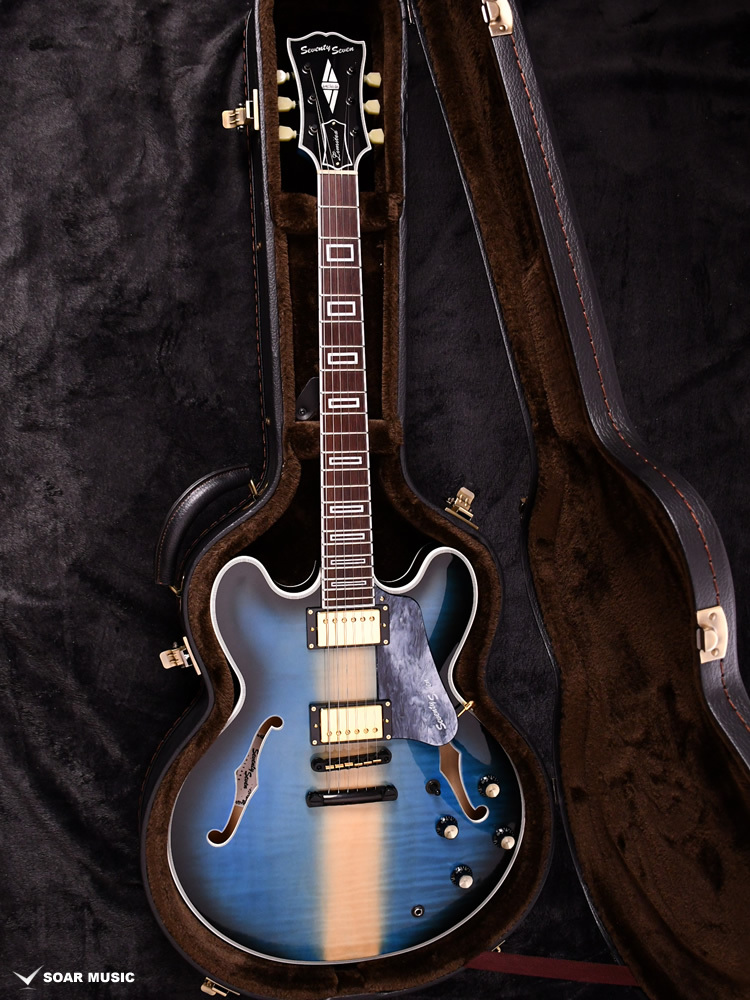 Seventy Seven Guitars EXRUBATO FLAME MAPLE WSE'24/NJ BL-B-VGR 約