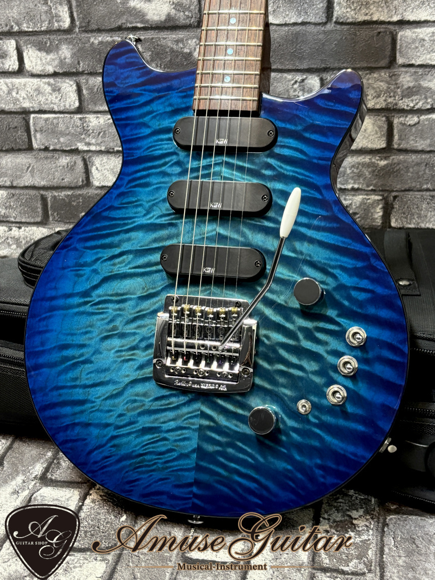 Kz Guitar Works Kz One Semi-Hollow 3S23 Kahler # Blue Burst