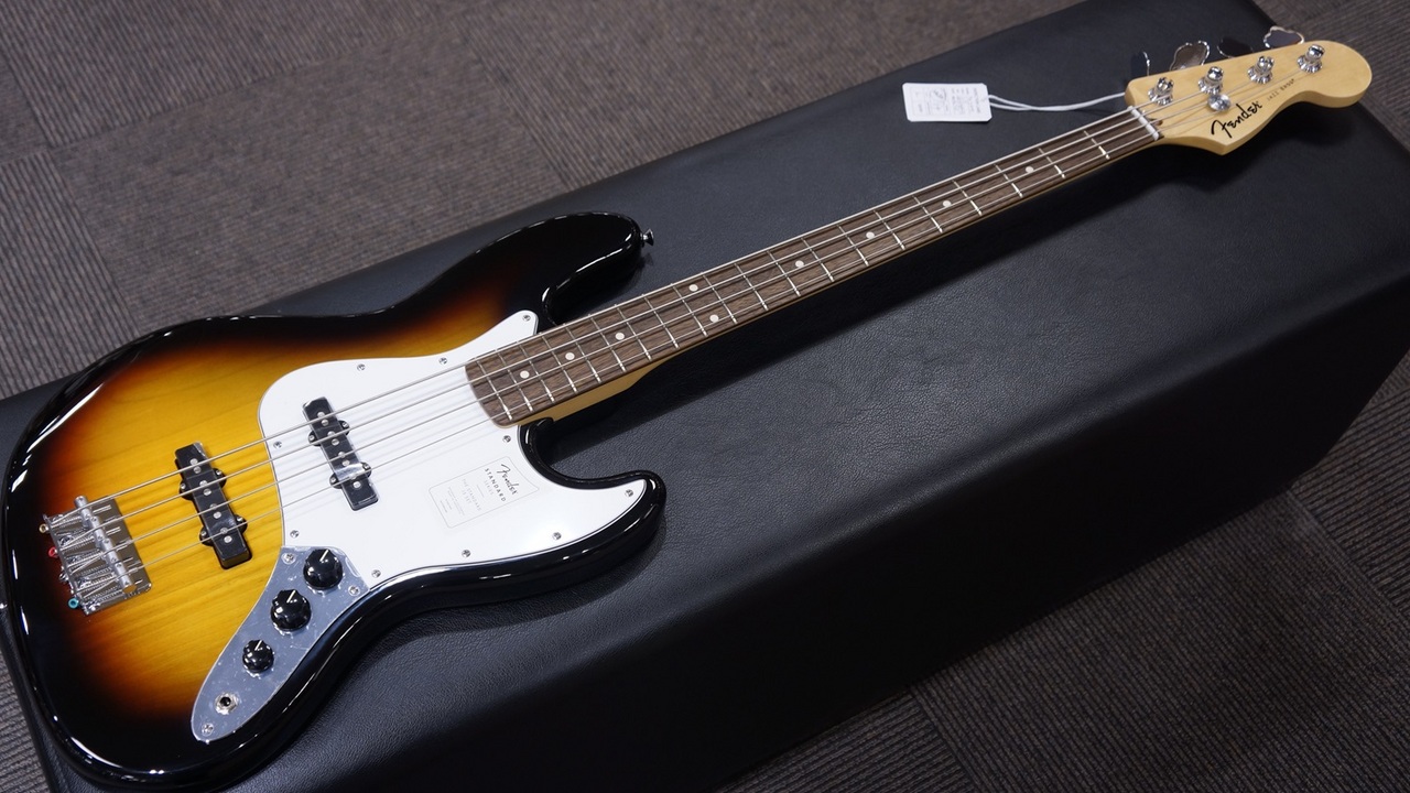 Fender Standard Jazz Bass Laurel Fingerboard White Pickguard / 3