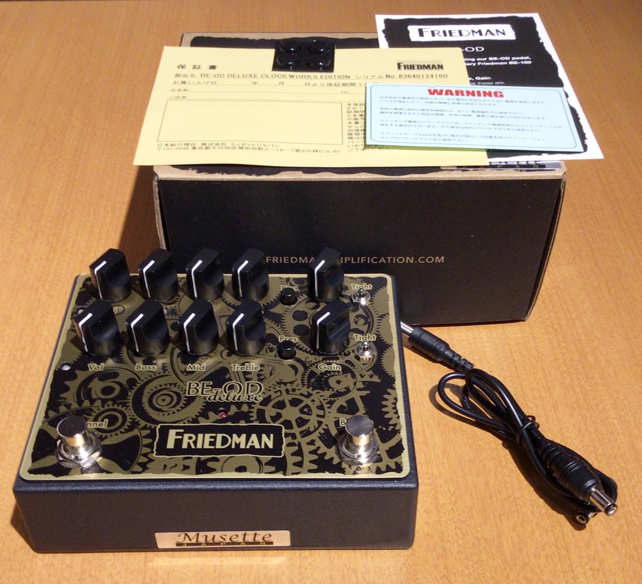 Friedman BE-OD DELUXE CLOCKWORKS EDITION（新品/送料無料