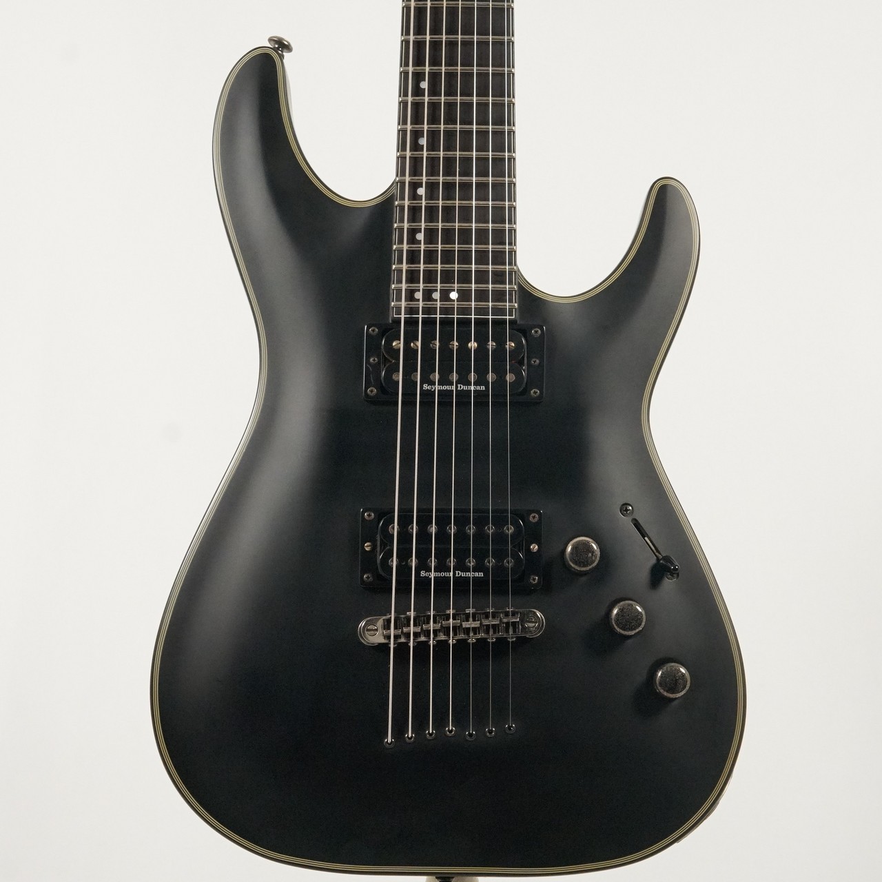 SCHECTER Blackjack SLS C-7 Passive - Satin Black-【USED】（中古