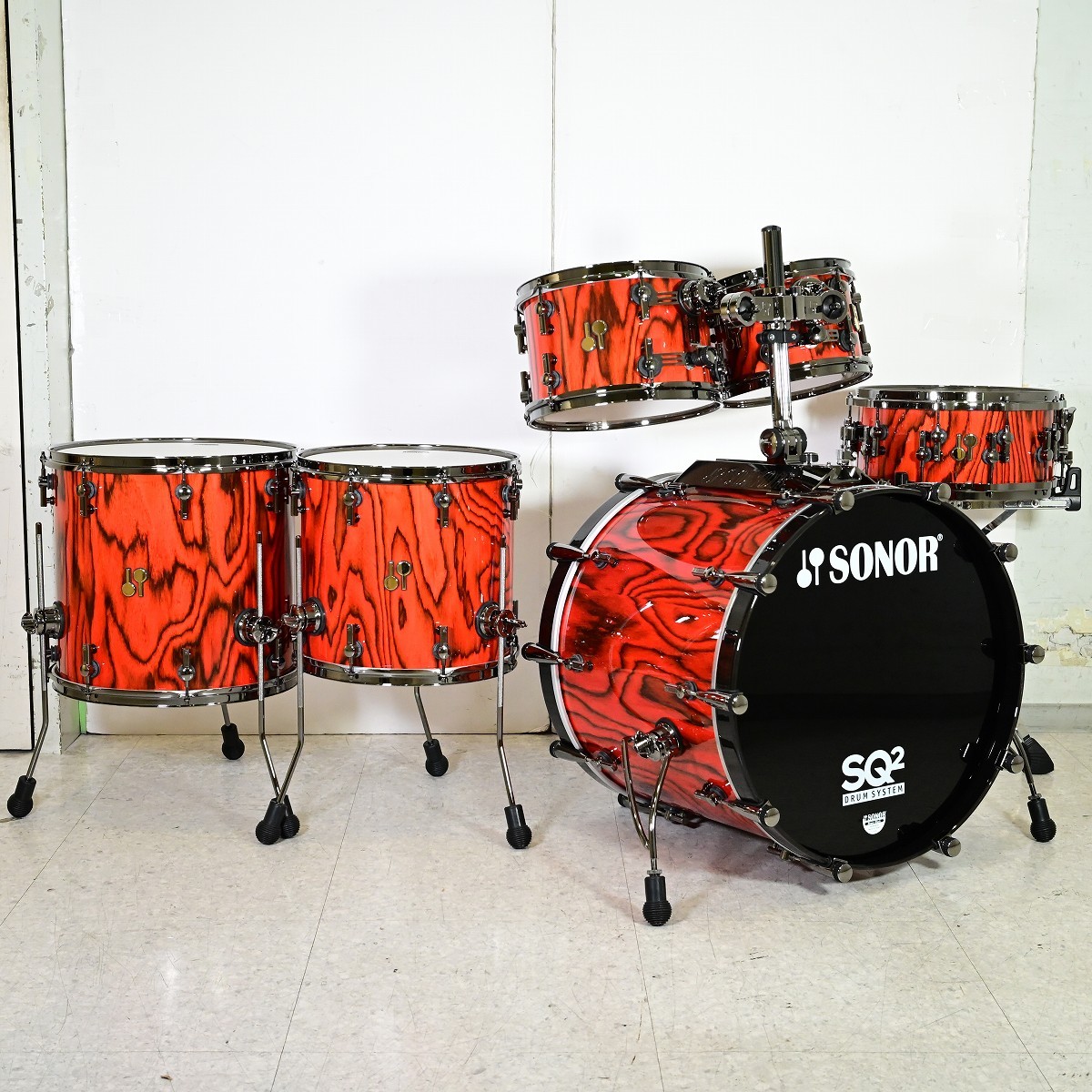 Sonor SQ2 Series Custom Drumset 6PCS 22/10/12/14/16 14×6.5 Snare 