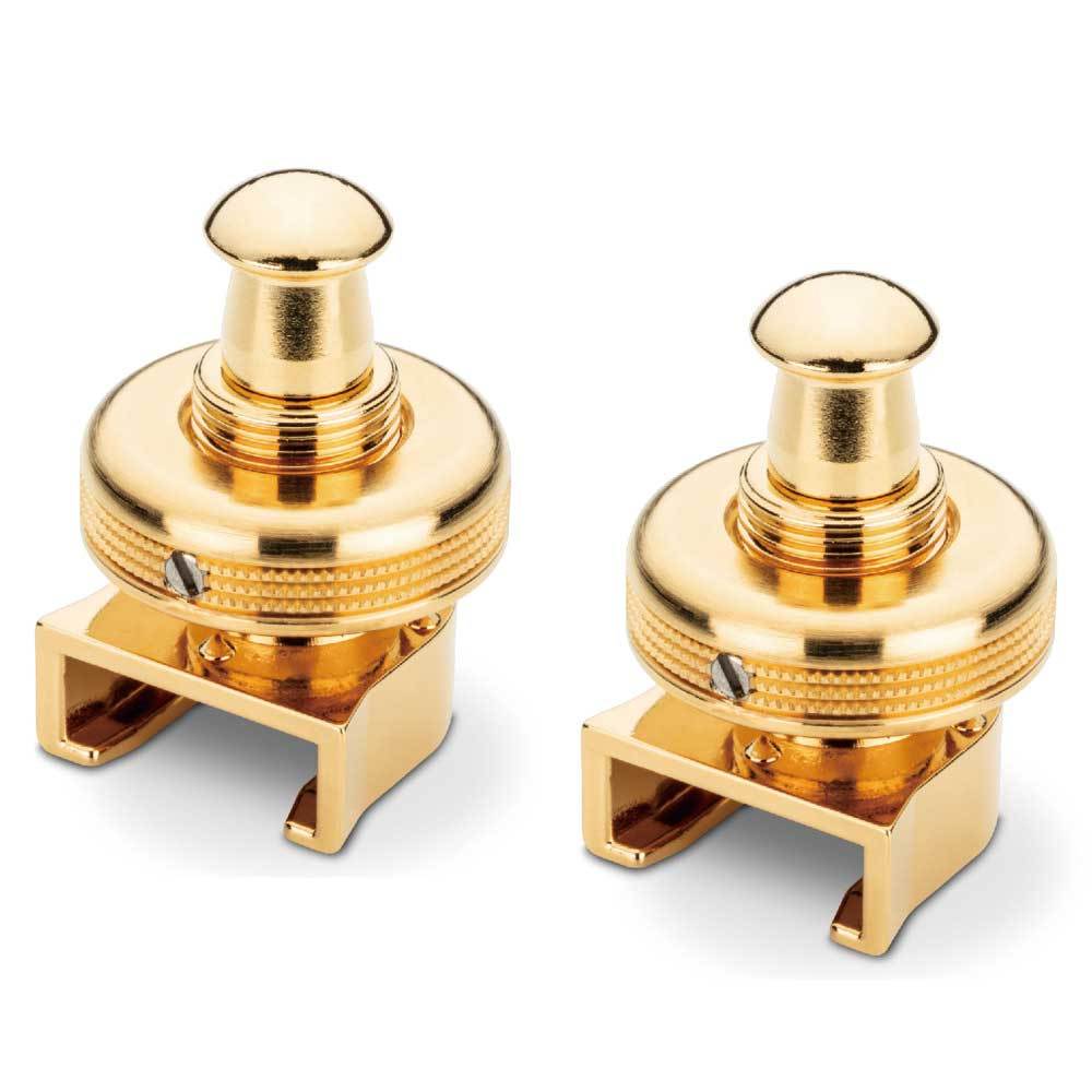 Schaller Locks & Wheels GO (2 pc) ストラップロックピン ゴールド（新品/送料無料）【楽器検索デジマート】