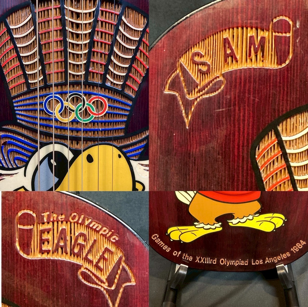 イーグルサム ロス五輪キャラ ガットギター 新品未使用 保管品