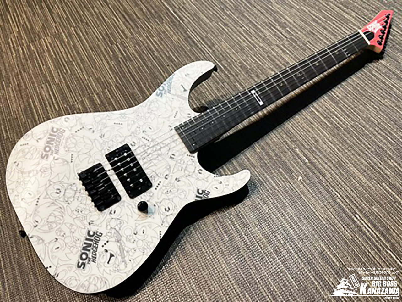ESP SONIC THE HEDGEHOG GUITAR III 正規品　新品 ESP×SONIC SONIC THE HEDGEHOG GUITAR III -Classic Sonic