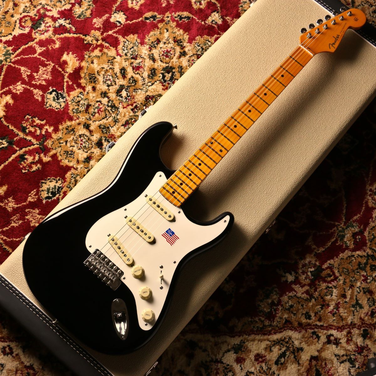 Fender Eric Johnson Stratocaster Maple Fingerboard Black【ラッカー