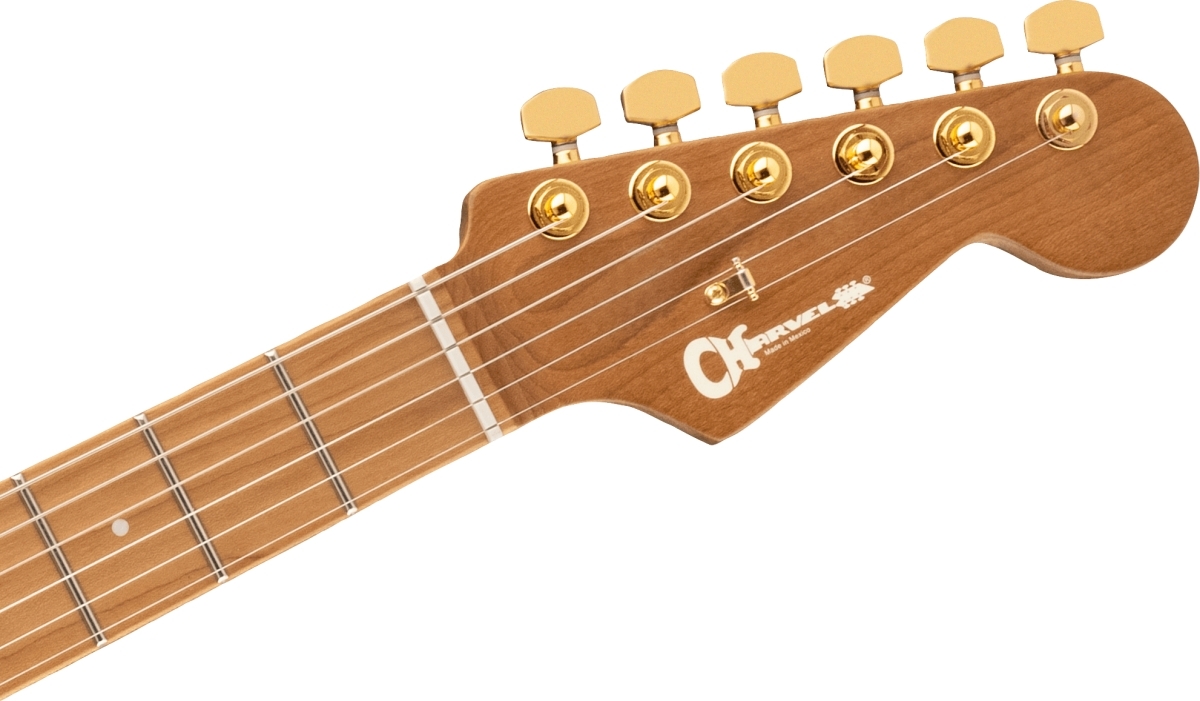 Charvel Pro-Mod DK24 HH 2PT CM Poplar Burl Caramelized Maple