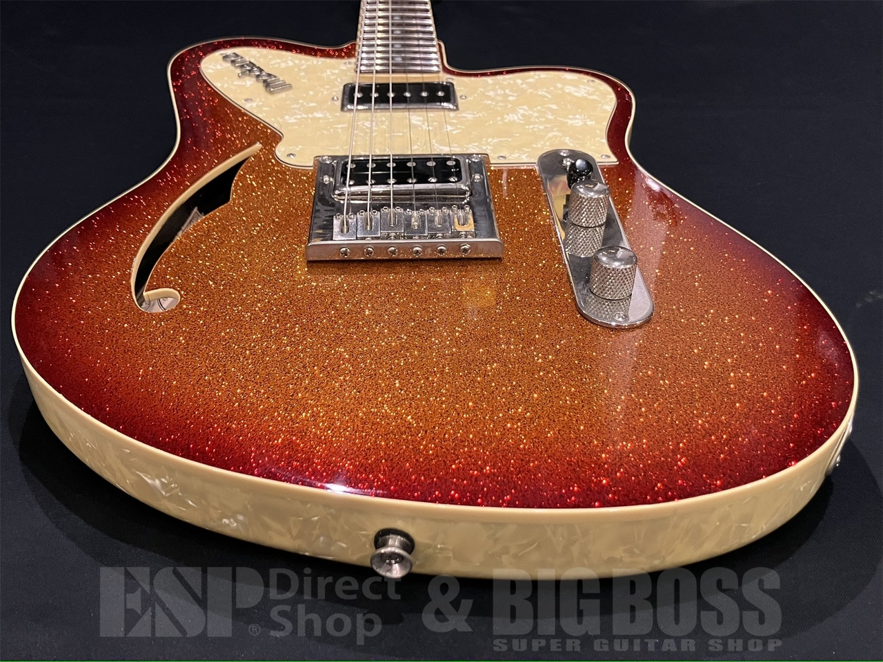 【希少】italia guitar modena ビザール ゴールドスパークル 希少】italia guitar modena ビザール ゴールドスパークル