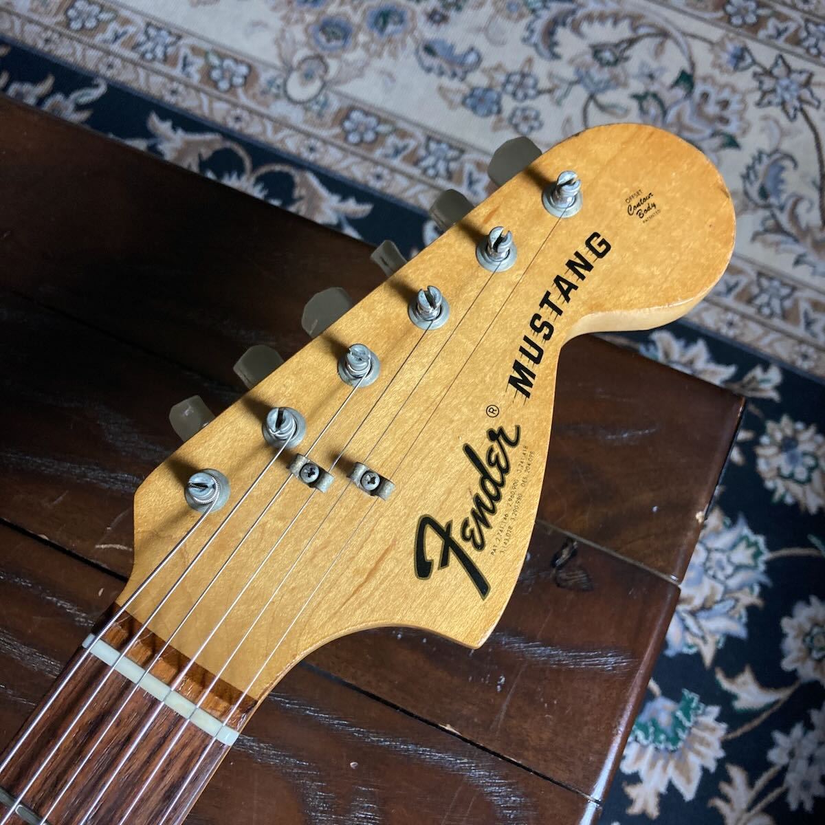 Fender 1975 Mustang Rose FB / Walnut (Mocha Brown)（ビンテージ