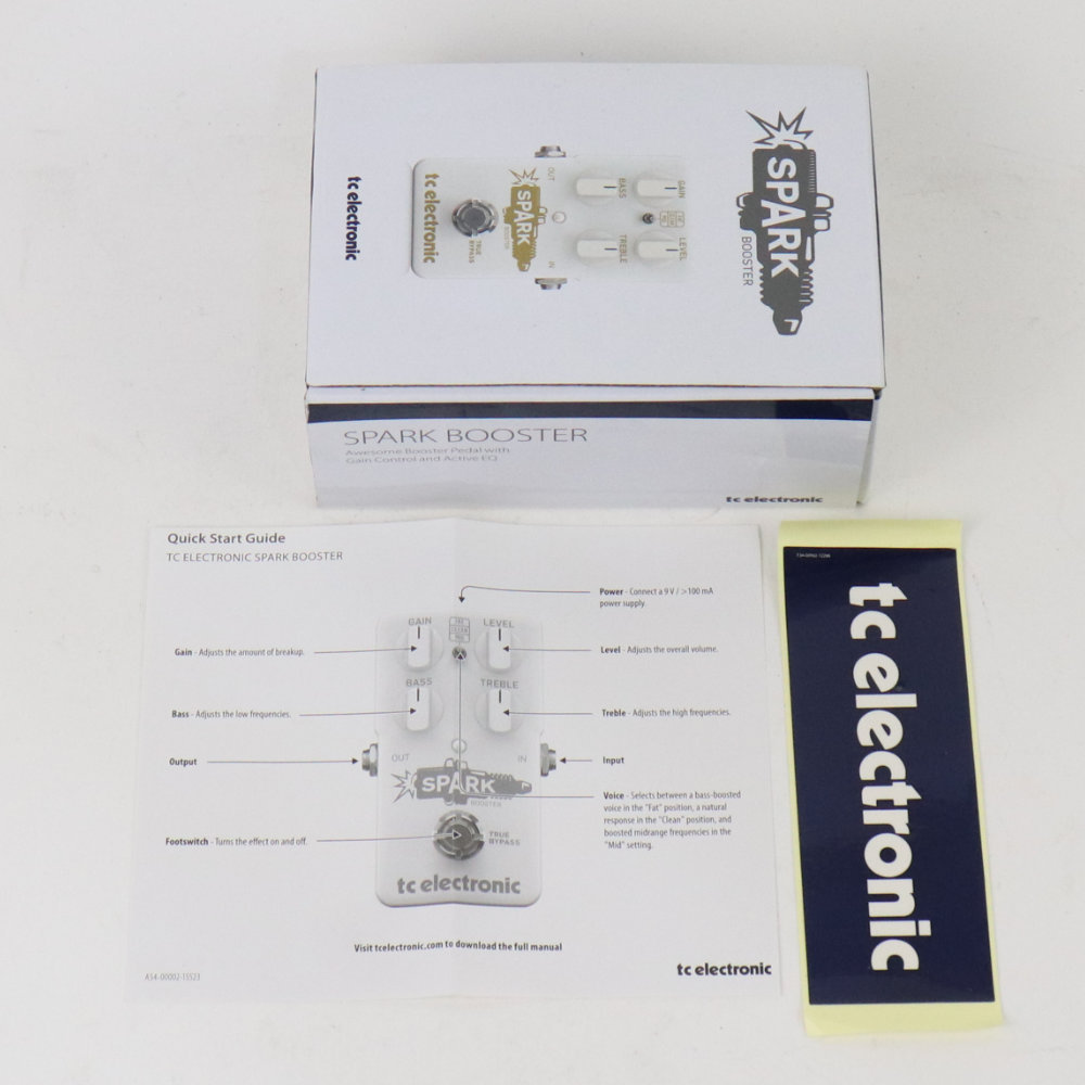 【ほぼ新品】TC Electronic SPARK ブースター／箱付き Amazon | tc electronic アナログ ブースター SPARK MINI