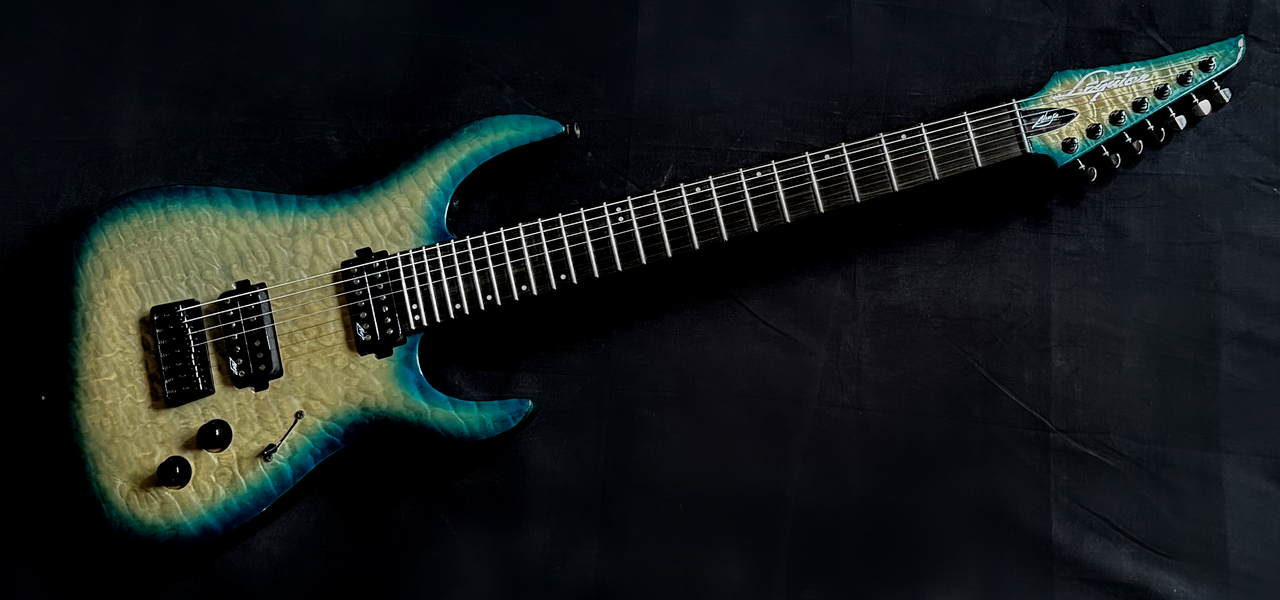 ギター Legator NR7-200 Legator NRF7-200-CHBRL 7-String Ninja Fanned Fret Electric
